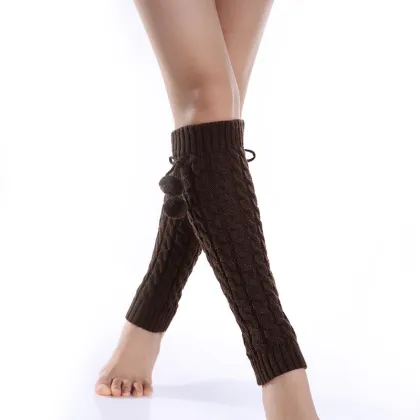 Fashion Acrylic Knitted Leg Warmers Socks Leg Cover