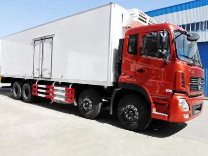 59cbm 8x4 China new dongfeng thermo king 20ft thermo king refrigerator cold chain truck