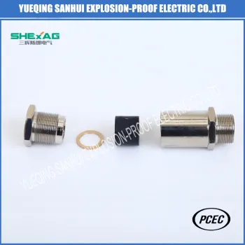 Stainless steel unarmored single compression cable gland