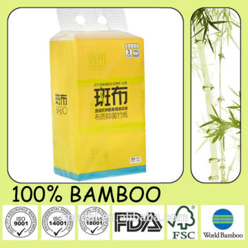 2 ply Facial Tissue Paper , Unbleached Bamboo Facial Tissue / / Toilet Paper Tissue