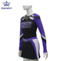 بدلیجات شکوهمند Lycra White Cheer Uniform