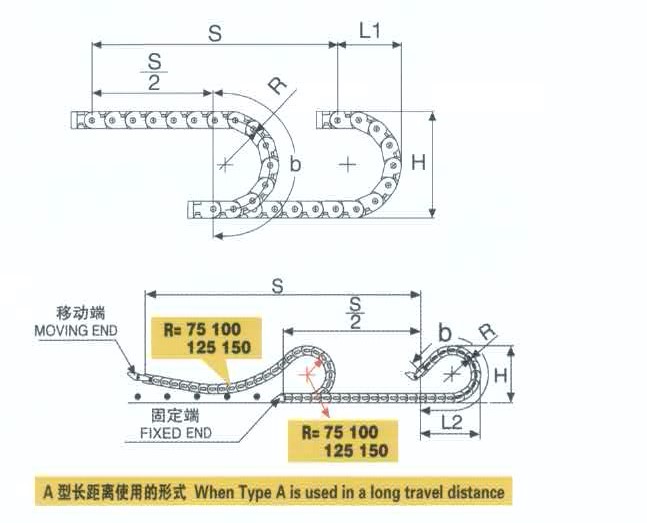 nylon drag chain