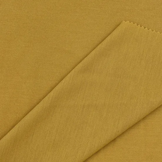 Solid Pure Spun Polyester Pique Fabric
