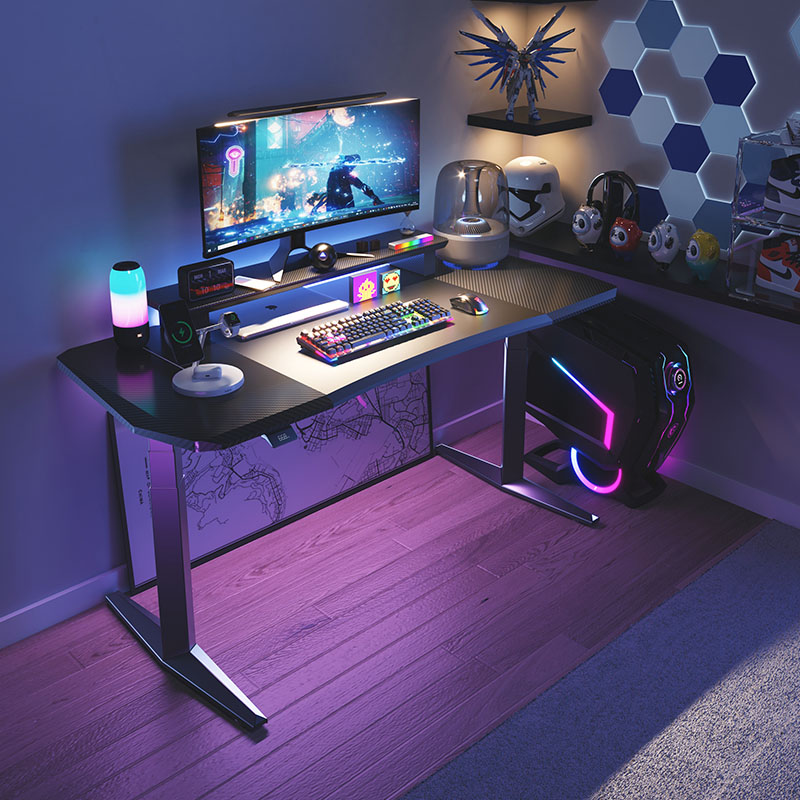 E-Sports Steel Legs Desk โต๊ะเกมสำหรับเล่นเกม