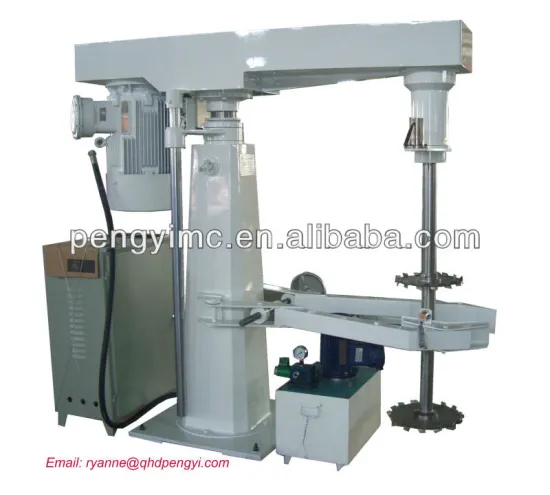 variable speed disperser and mixer paint making machine
