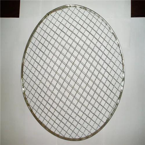 Round Barbecue Crimped Wire Mesh