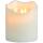 3 Wick Battery Operated Led Flameless Pillar Candles