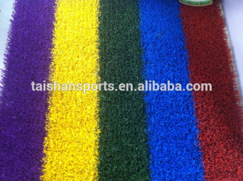Colorful PP/PE artificial turf grass/ lawn grass