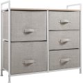 5 fabric drawers storage organizer with drawers