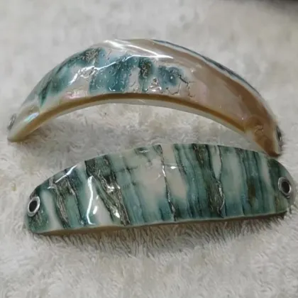 Handmade Colorful Abalone Shell Fishing Spoon Lure - Hot Sale Bream Bait