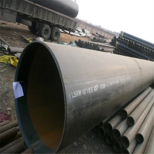 LSAW Welded ASTM A53 B Steel Pipe