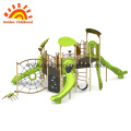 Outdoor Jungle Gym Park Struktur Disesuaikan Anak