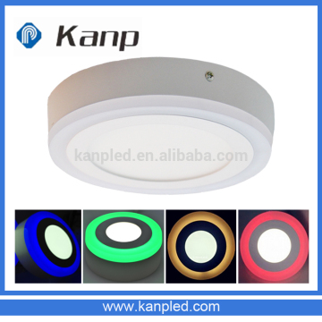 24W Indoor Round 3D Efflect Color Surface Mounted Led Ceiling Light