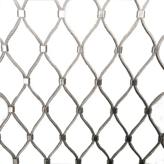 Ferruled Stainless Steel Wire Rope Mesh for Zoo Enclosures (1.5mm-1.6mm)