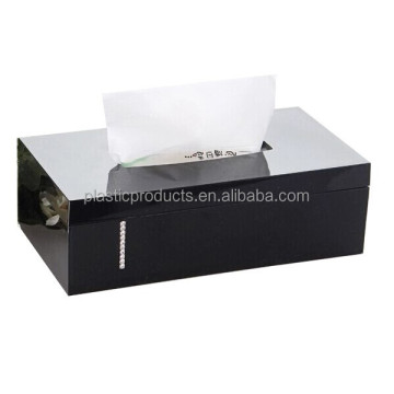 Affordable Plastic Black Tissue Box and Holders