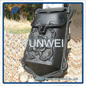 Hot Selling High Quality Decorative Cast Iron Or Cast Aluminum Mailbox