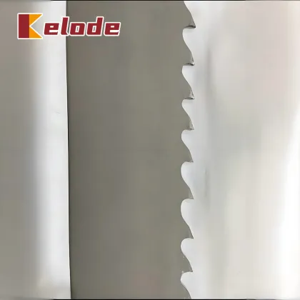 Titanium alloy hard alloy band saw blade