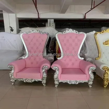 Wholesale Cheap Wedding Throne Chairs: Chesterfield Queen Anne High Back Wing Chairs