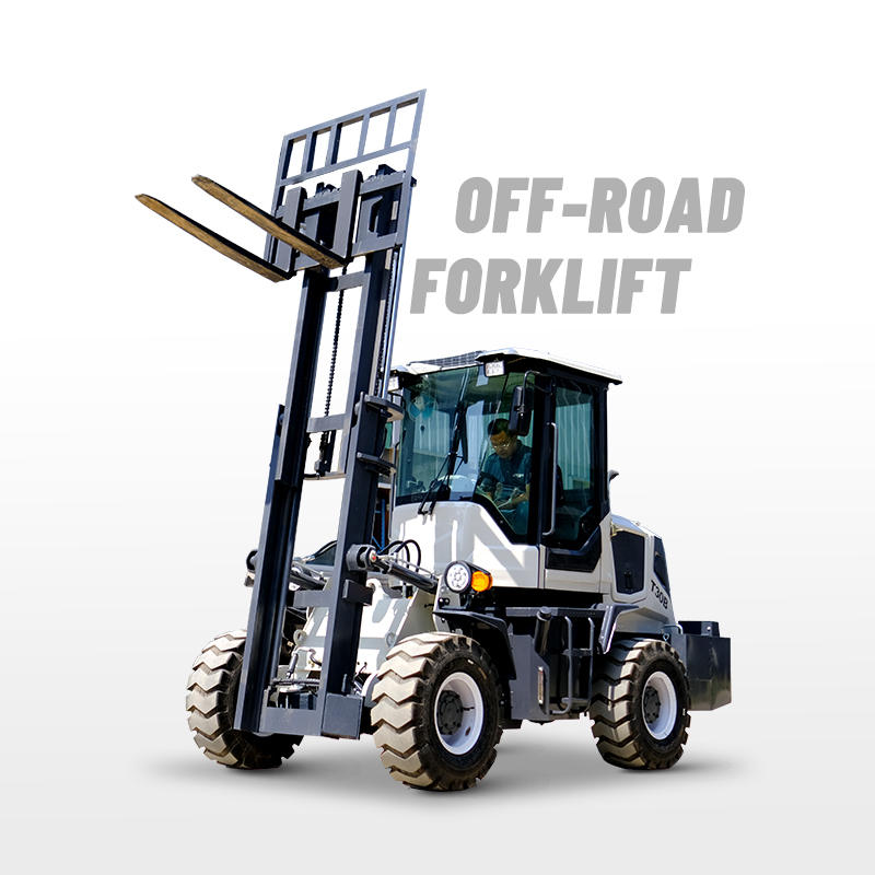 4x4 all-terrain rough forklift four wheel drive engineering