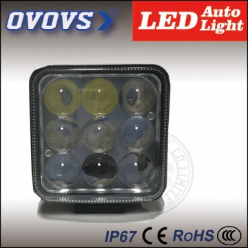 OVOVS 4x4 pencil beam 27w 4D square flood light LED working light for Razor UTV Truck