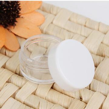 50pcs/lot Eyeshadow Makeup Face Cream Empty Container Portable Cosmetic White Empty Jar Pot New