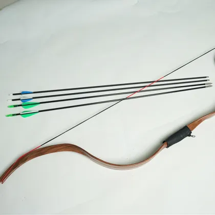 The carbon arrow used in the recurve bow