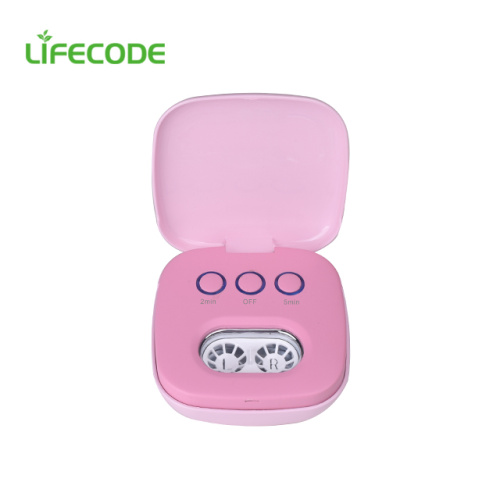 Portable usb contact lens ultrasonic cleaner
