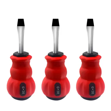 Short Handle Screwdriver: Stubby Screwdriver Tool for Precise Work