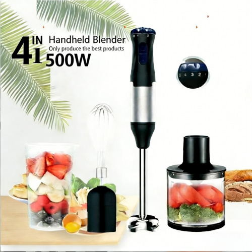 4-in-1-Mixer-Set mit 5-Gang-Akku-Funktion