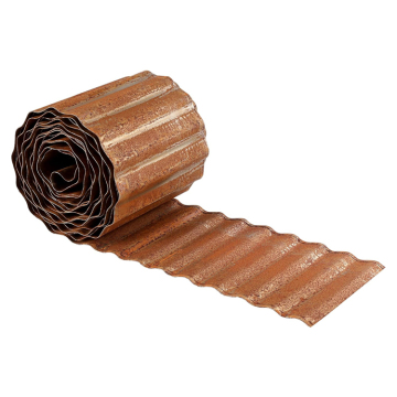 Sturdy Corrugated Metal Garden Edging for DIY Flower Beds