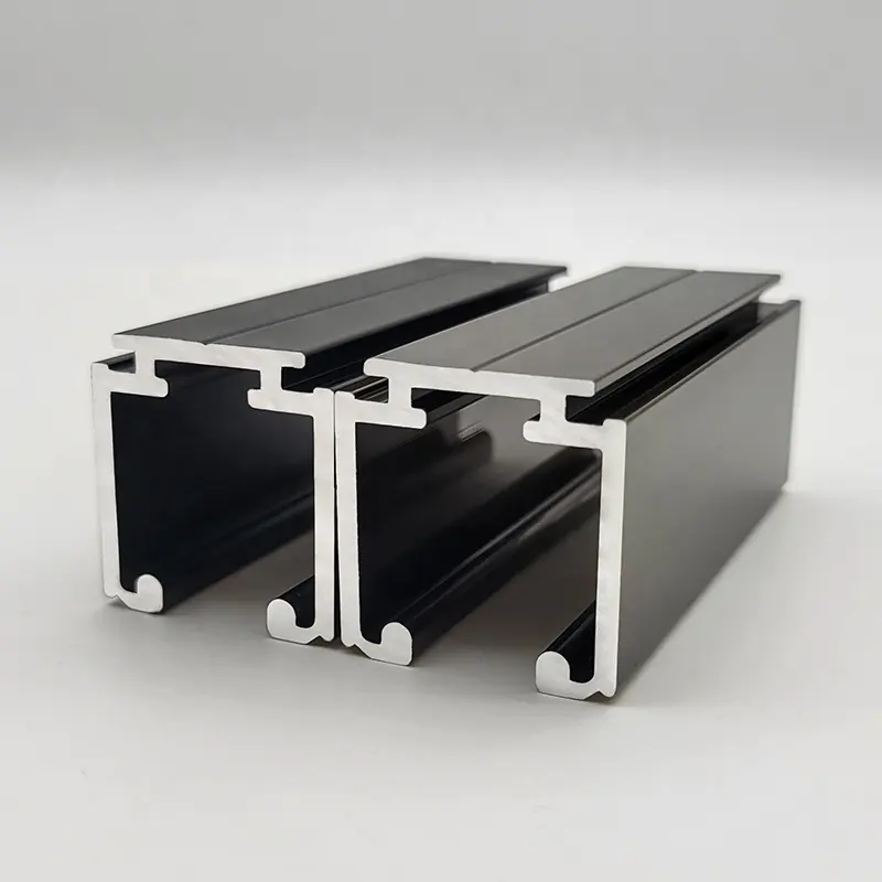 Sliding Rail Wheels Door Aluminum Track Profile Hardware