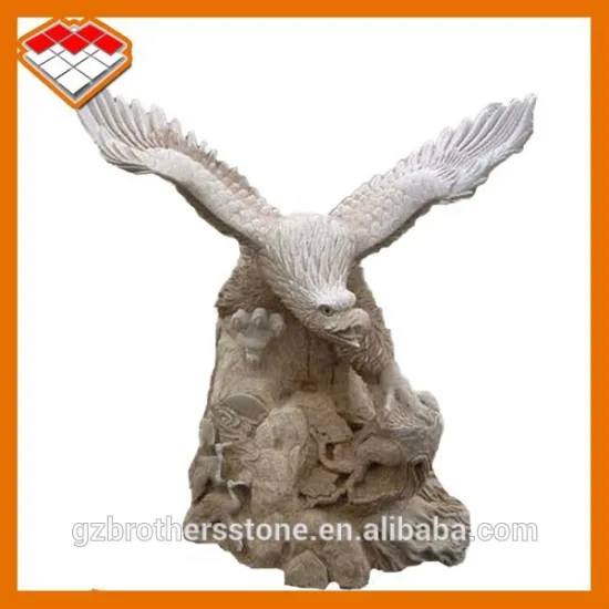 Garden decorative flying stone eagle carvings