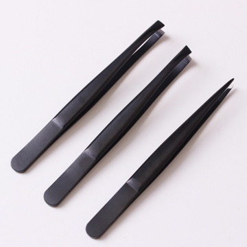 Private Label Black Eyebrow Tweezer Sets - Wholesale Brow Tool Kits