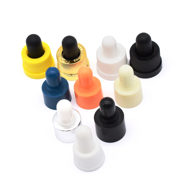 Vintage colored dropper glass bottle customize