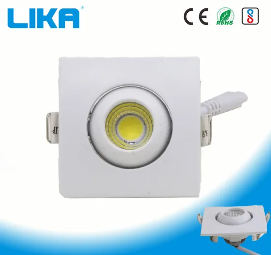 1W Square Adjustable Eye Ball Fitting COB Downlight