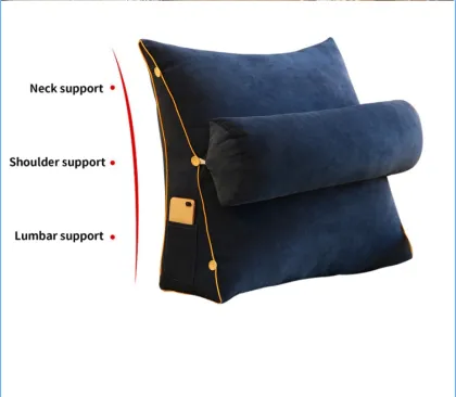 Sofa Waist Cushion Wedge Backrest Pillow