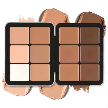 Best Vegan Cream Concealer and Custom Logo Iron Case Full Coverage Palette