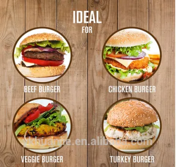 Premium Burger Press, The Perfect Non Stick Hamburger Patty Maker, Aluminium Burger Patty Press Ideal for BBQ Grill Homemade Bur