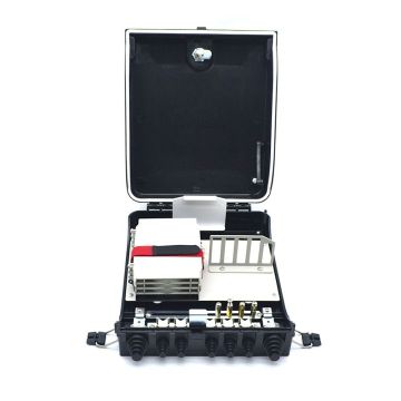 AFRICA NETWORK COMMUNICATIONS: 24-Core Fiber Optic Nap Box with 1/8 & 1/16 Splitter, FDB Waterproof Distribution Box - Model FAT-4A