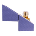 Purple Clamshell Leather Perfume Packaging Box