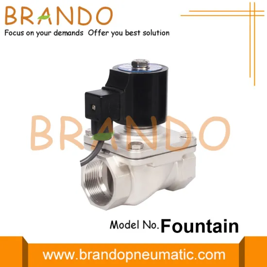 1 Inch Water Fountain Stainless Steel Solenoid Valve