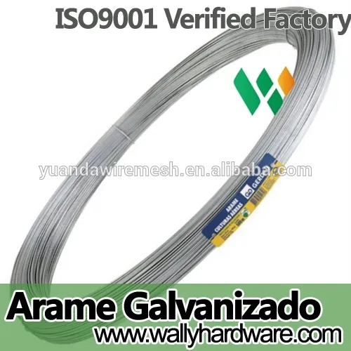 Oval de arame galvanizado 2.3mm 1250m