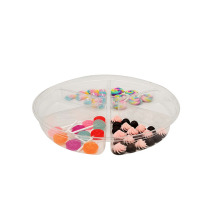 Transparent PET 6 Compartment Blister Insert Tray packaging