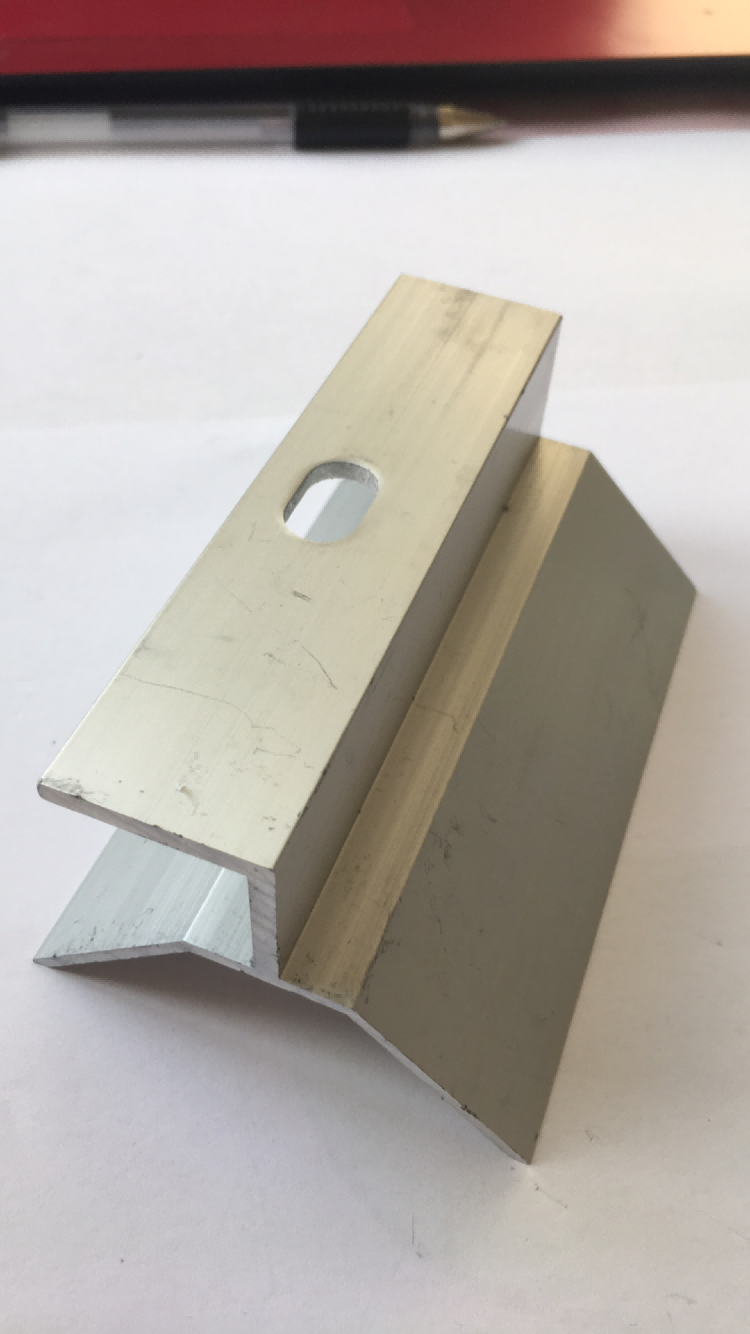 T-shape aluminum rooftop solar mounting brackets