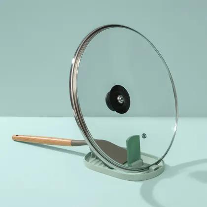 Kitchen Tools Spoon Holder Pan Pot Lid Rack Stand Spoon Holder Stove Organizer Storage Soup Spoon Rests Kitchen Tools Dropship