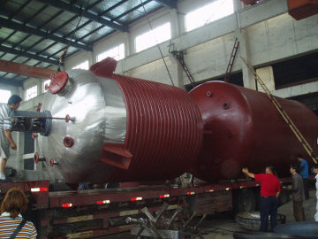 Jacketed chemical reactor In Stainless Steel for Mixing