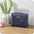 Floral Cotton Travel Makeup Organizer Women Cosmetic Bag