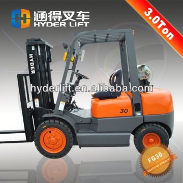 3.0 ton Gasoline LPG Gas Forklift forklift skip bins