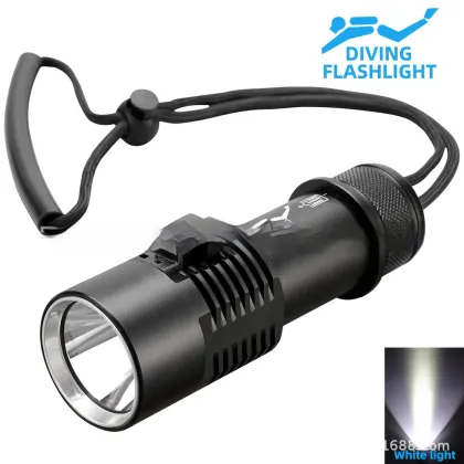 Warsun Underwater Diving Flashlight: IP68 Waterproof, 2500Lm P70 LED with Magnetic Switch