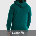 Sweats à capuche pour hommes de la mode verte en vente